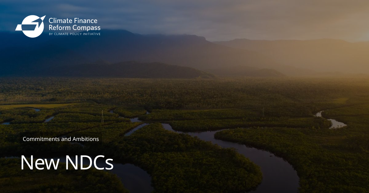 New NDCs | Climate Finance Reform Compass